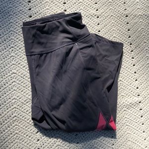 Calia Grey & Pink Crop Leggings